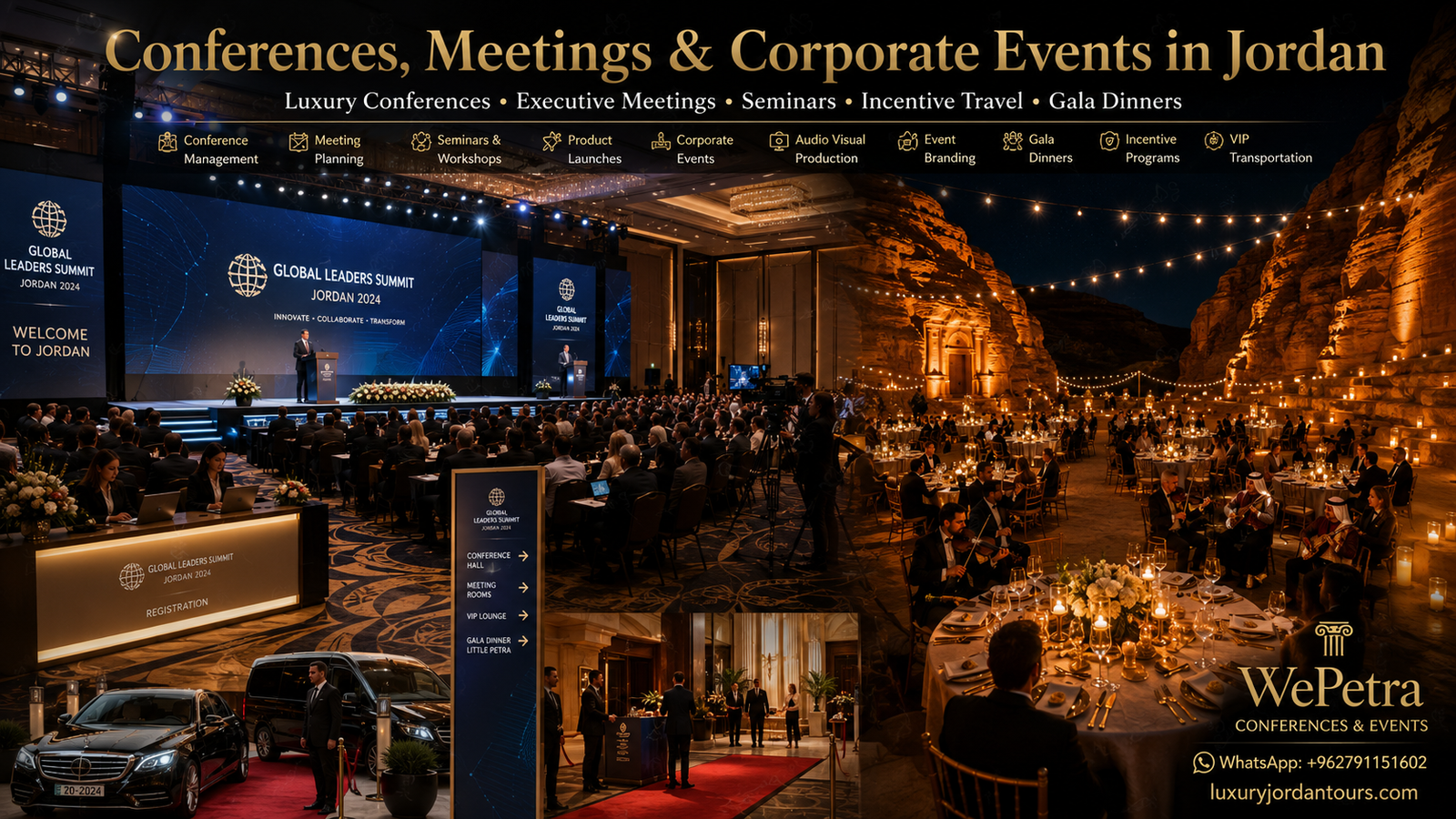 Corporate event in Jordan